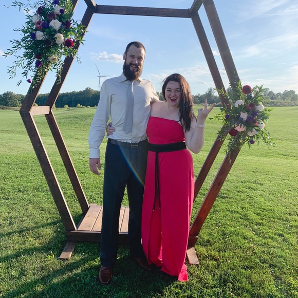 Pink jumpsuit from White House Black market - Picture 1 of 2